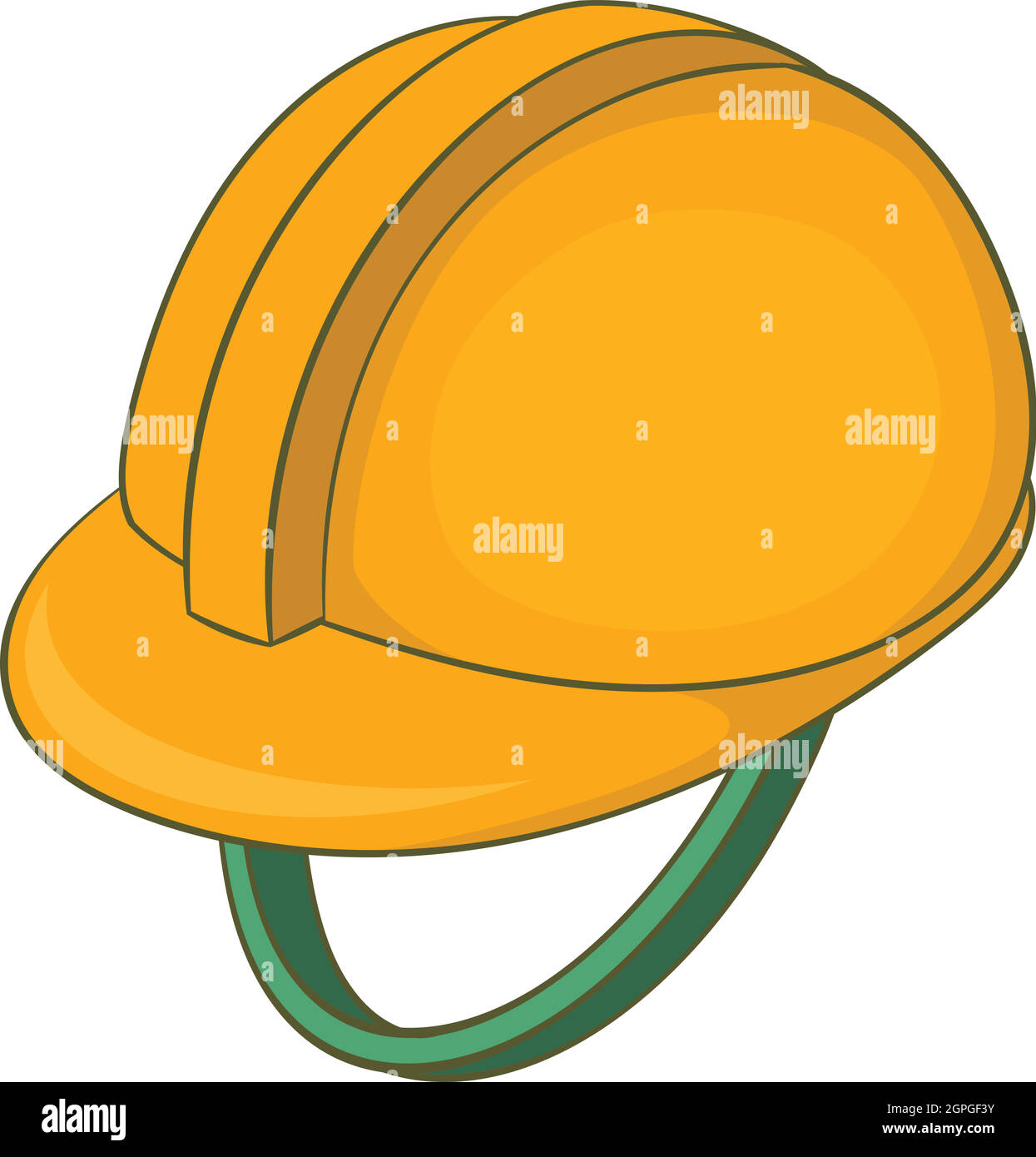 Construction helmet icon, cartoon style Stock Vector Image & Art Alamy