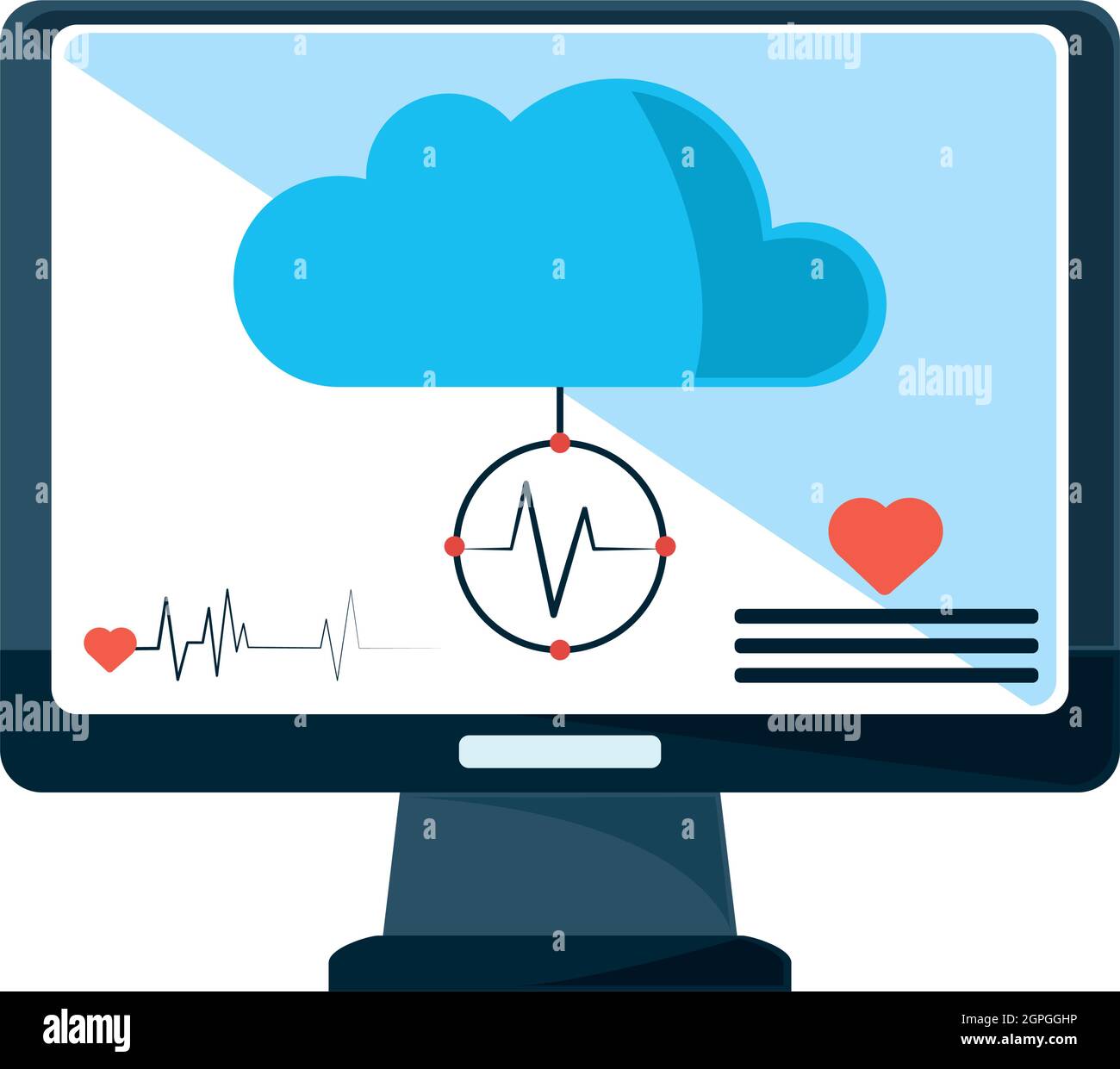 computer monitor health Stock Vector Image & Art - Alamy