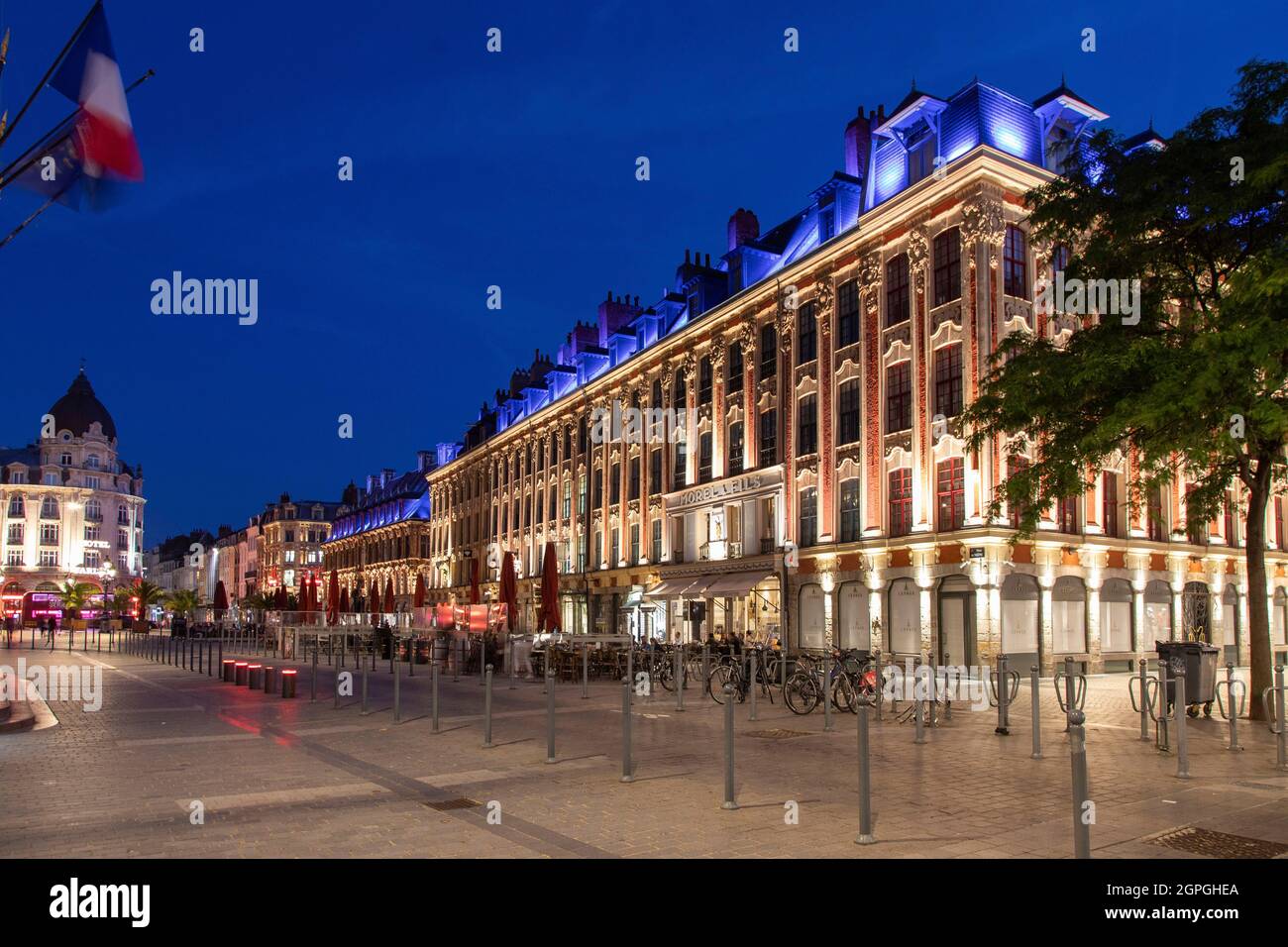 France, Nord, Lille, Theater Square, rank of beauregard Stock Photo
