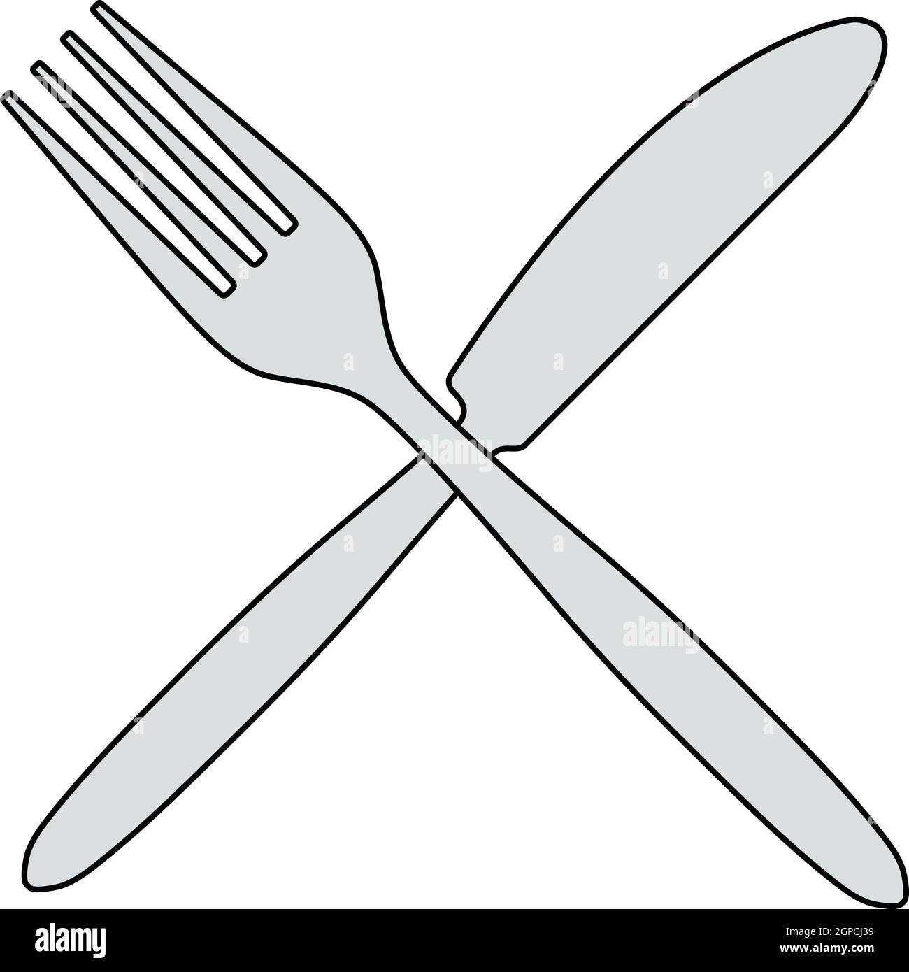 Fork And Knife Icon Stock Vector