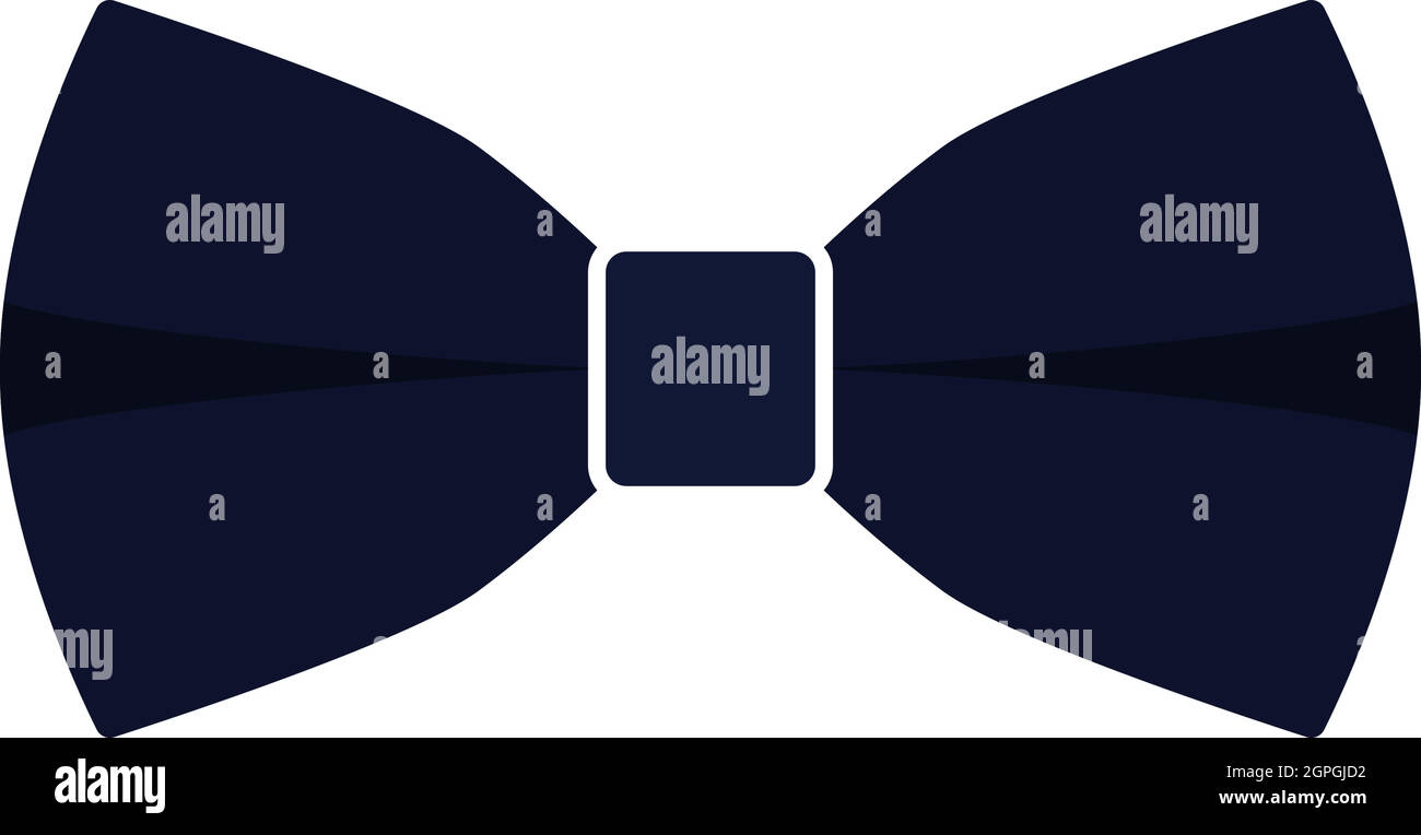 Business Butterfly Tie Icon Stock Vector