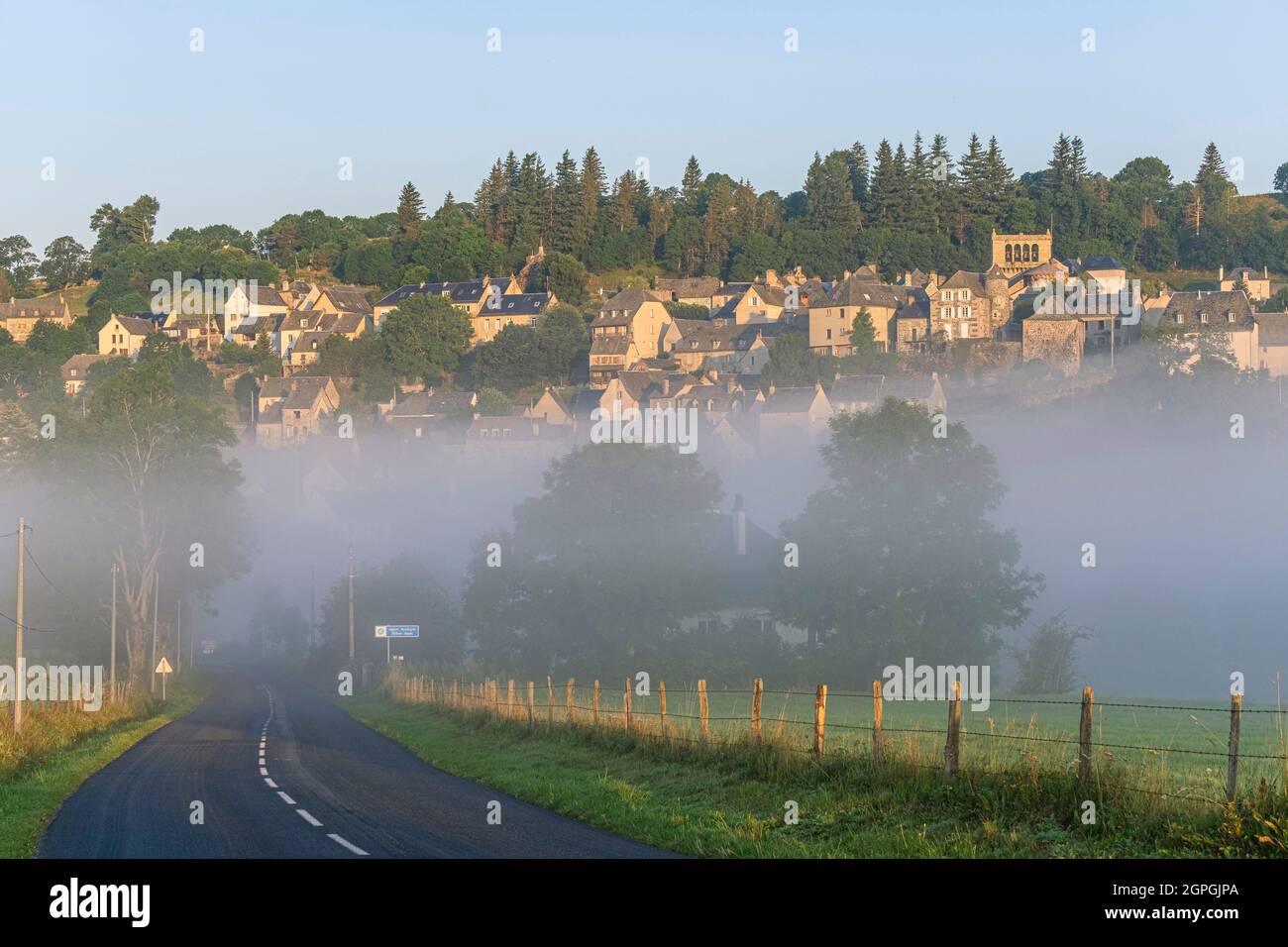 France, Cantal, Saint Urcize, Regional Natural Park Aubrac, (Parc Naturel Regional de l'Aubrac France, Cantal, Saint Urcize, Regional Natural Park Aubrac, (Parc Naturel Regional de l'Aubrac