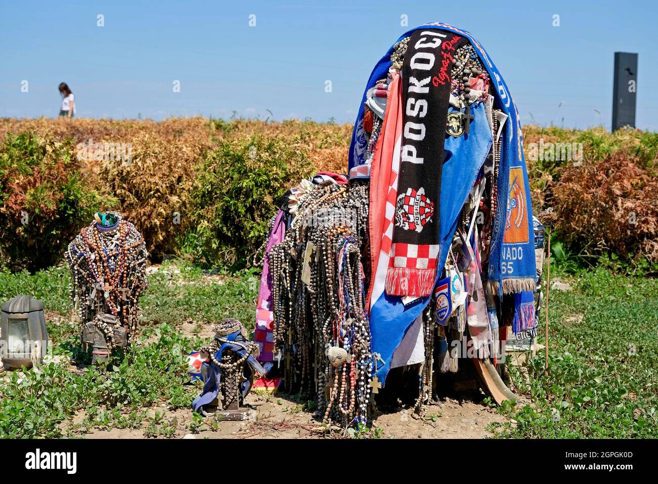 Croatia, Slavonia, Ovcara, Ovcara mass grave, November 20, 1991, 264 people from Vukovar hospital will be tortured and executed by Serbian forces, 7 people will be indicted by the ICTY for crimes against humanity and war crime Stock Photo