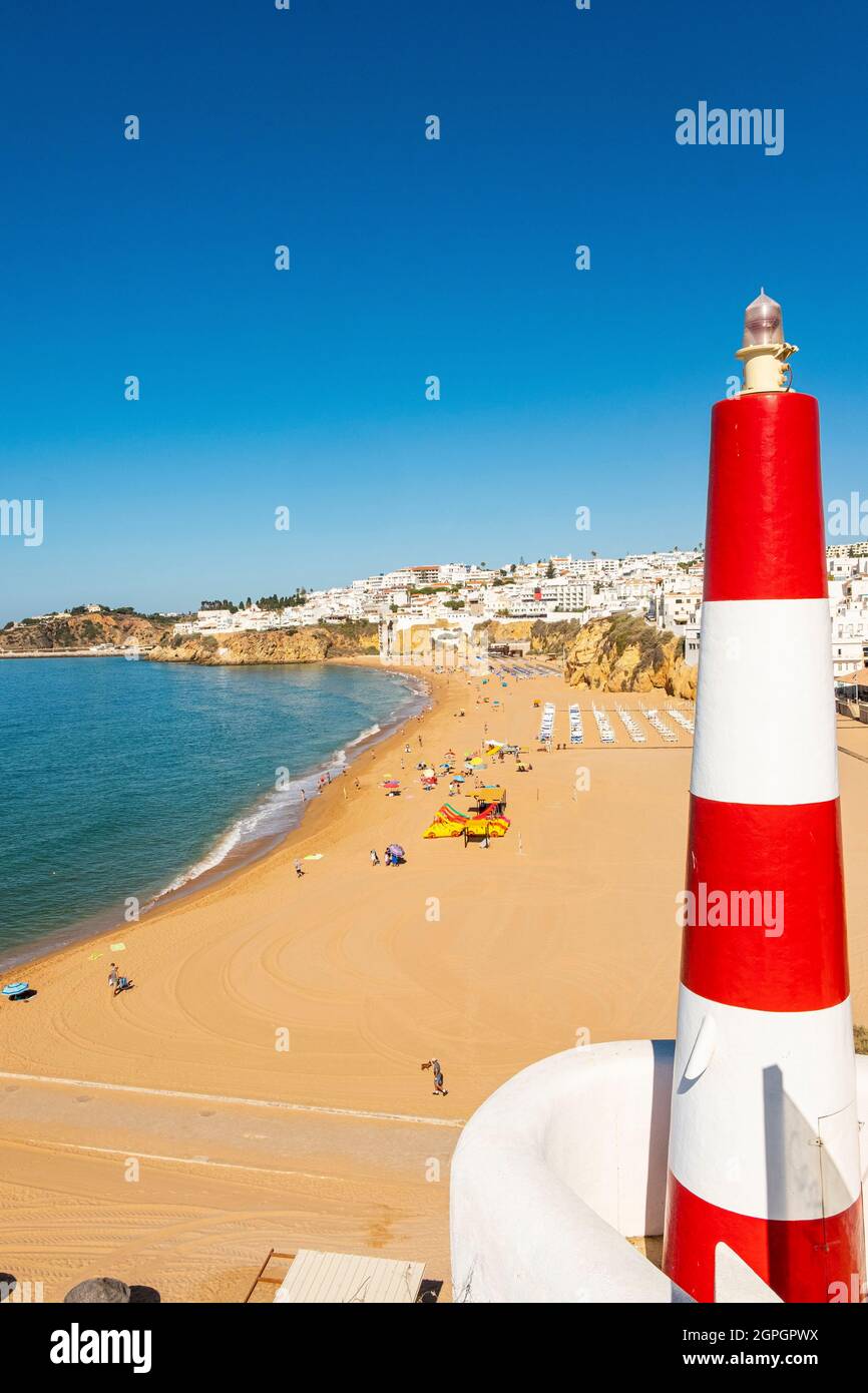 Portugal, Algarve, Albufeira, the beach Stock Photo