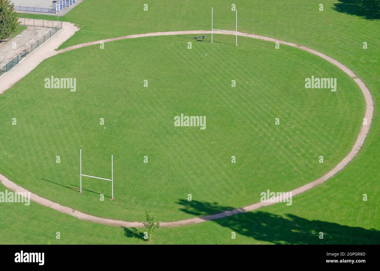 France, Eure (27), Gaillon, Rugby Training Course (aerial view Stock Photo  - Alamy