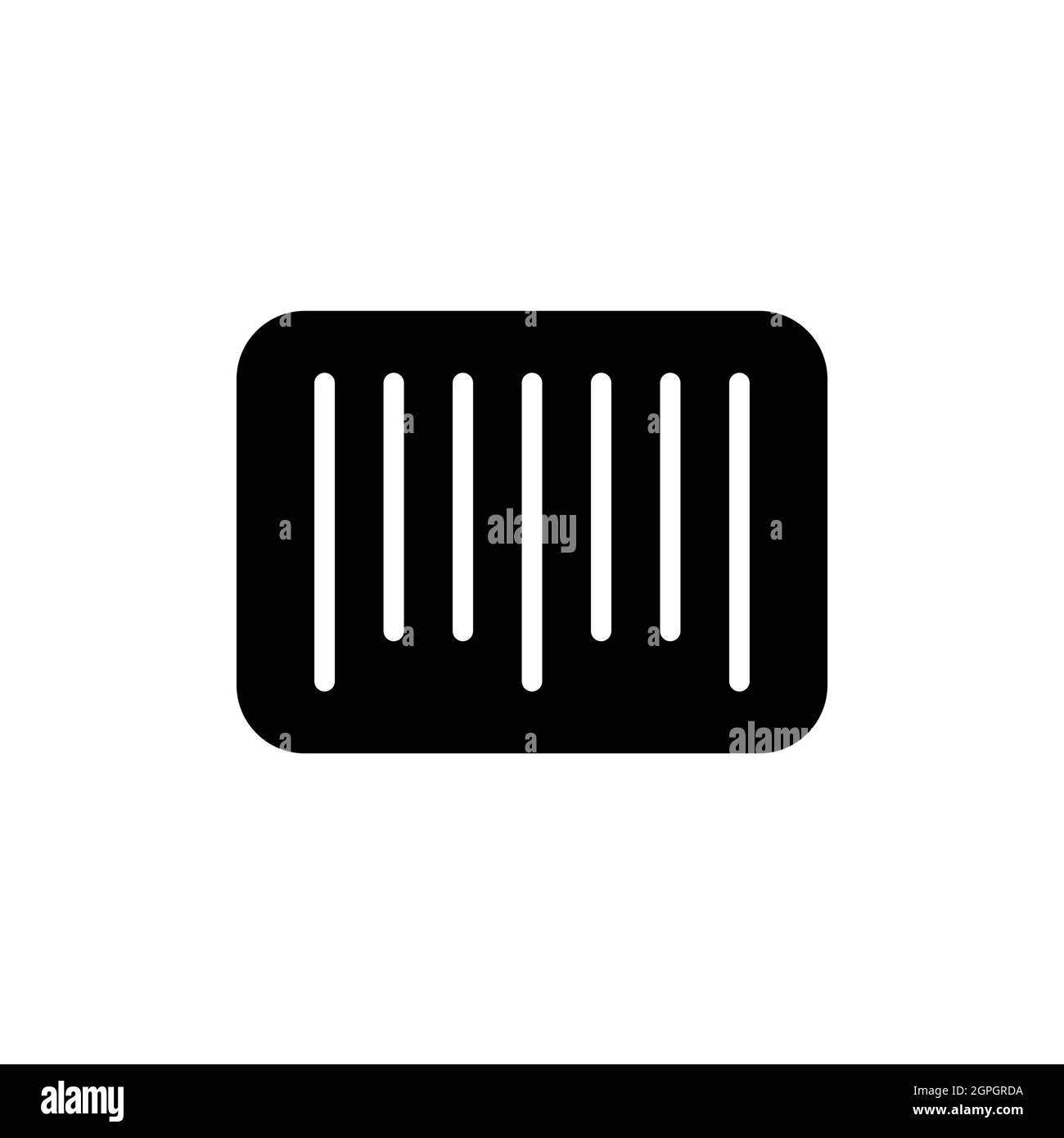 Barcode vector glyph icon. E-commerce sign Stock Vector Image & Art - Alamy