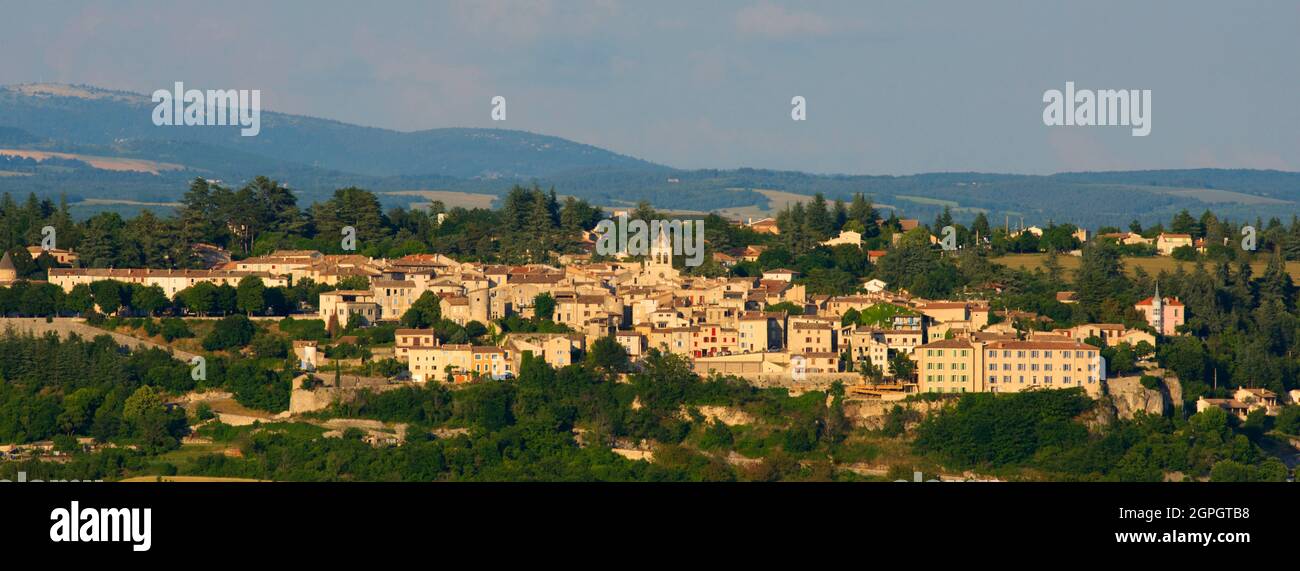 France, Vaucluse, Sault district, Sault village overview Stock Photo