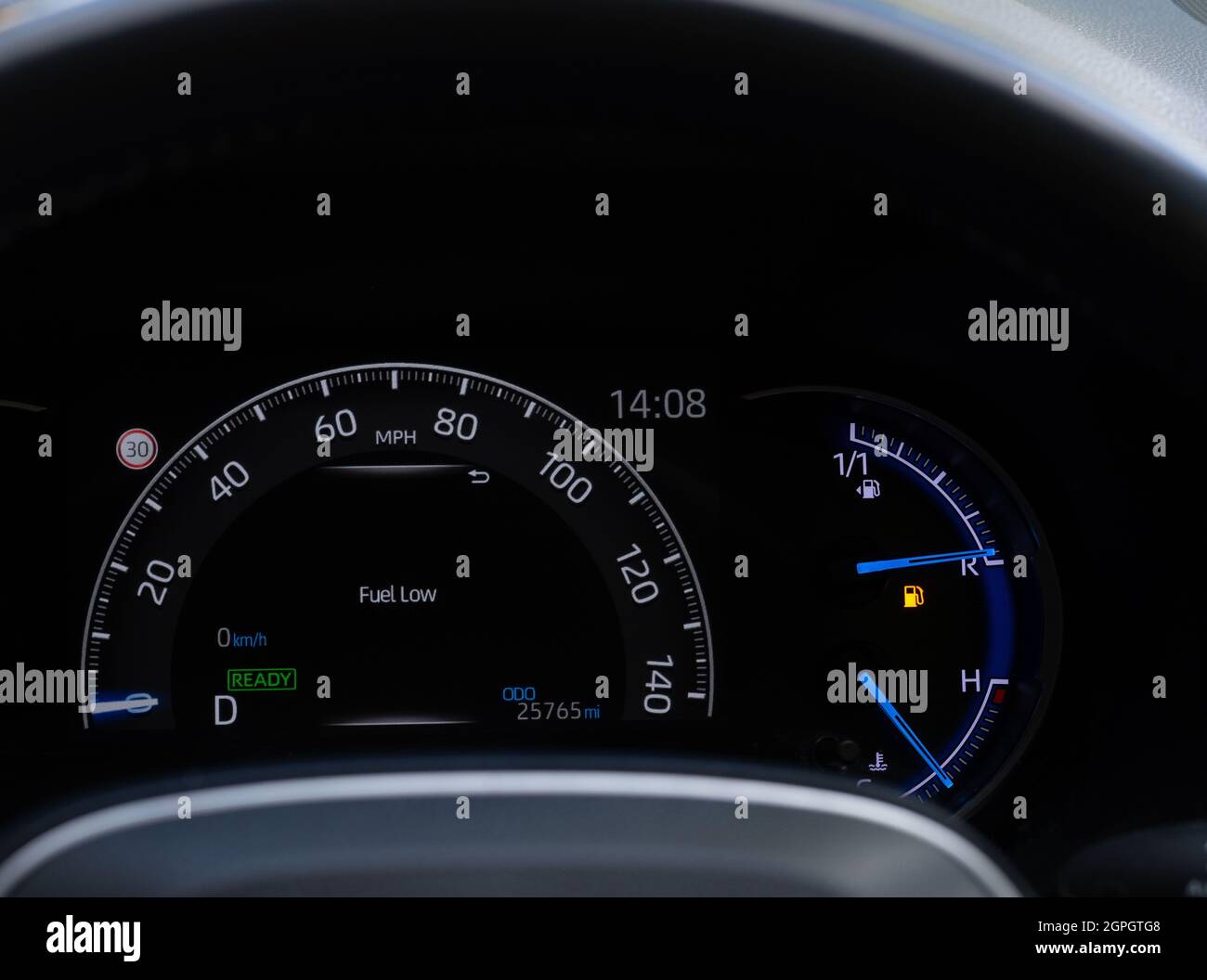 Car fuel gauge low hires stock photography and images Alamy