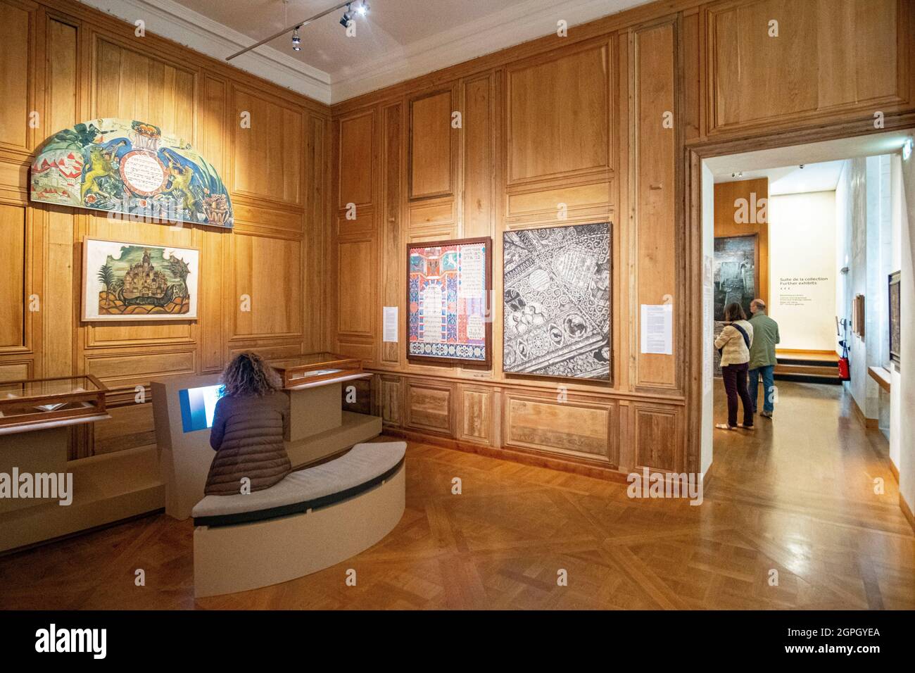 France, Paris, Marais district, Museum of Art and History of Judaism (MAHJ) Stock Photo