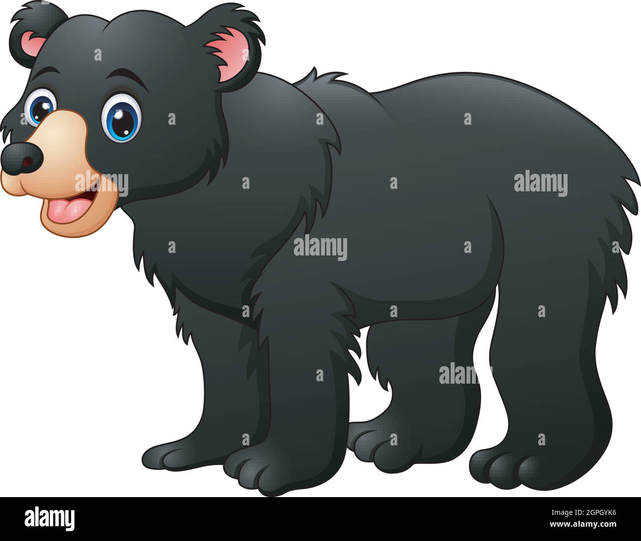 Vector illustration of Honey bear cartoon Stock Vector Image & Art - Alamy