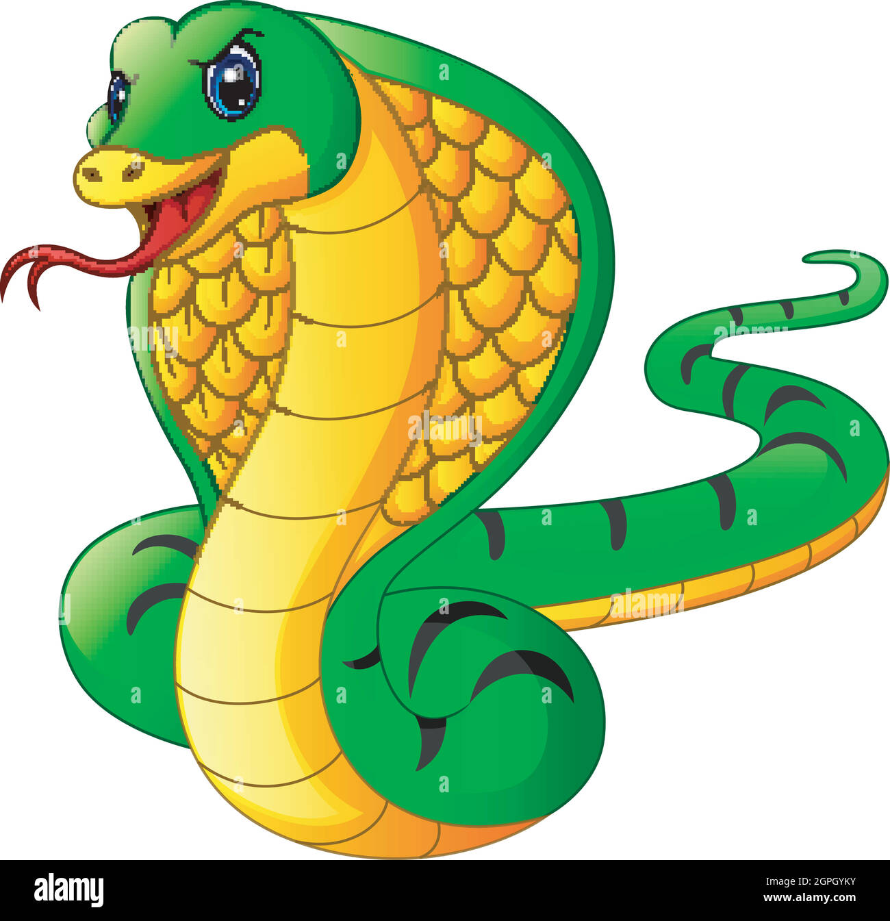 Cobra snake cartoon Stock Vector Image & Art - Alamy