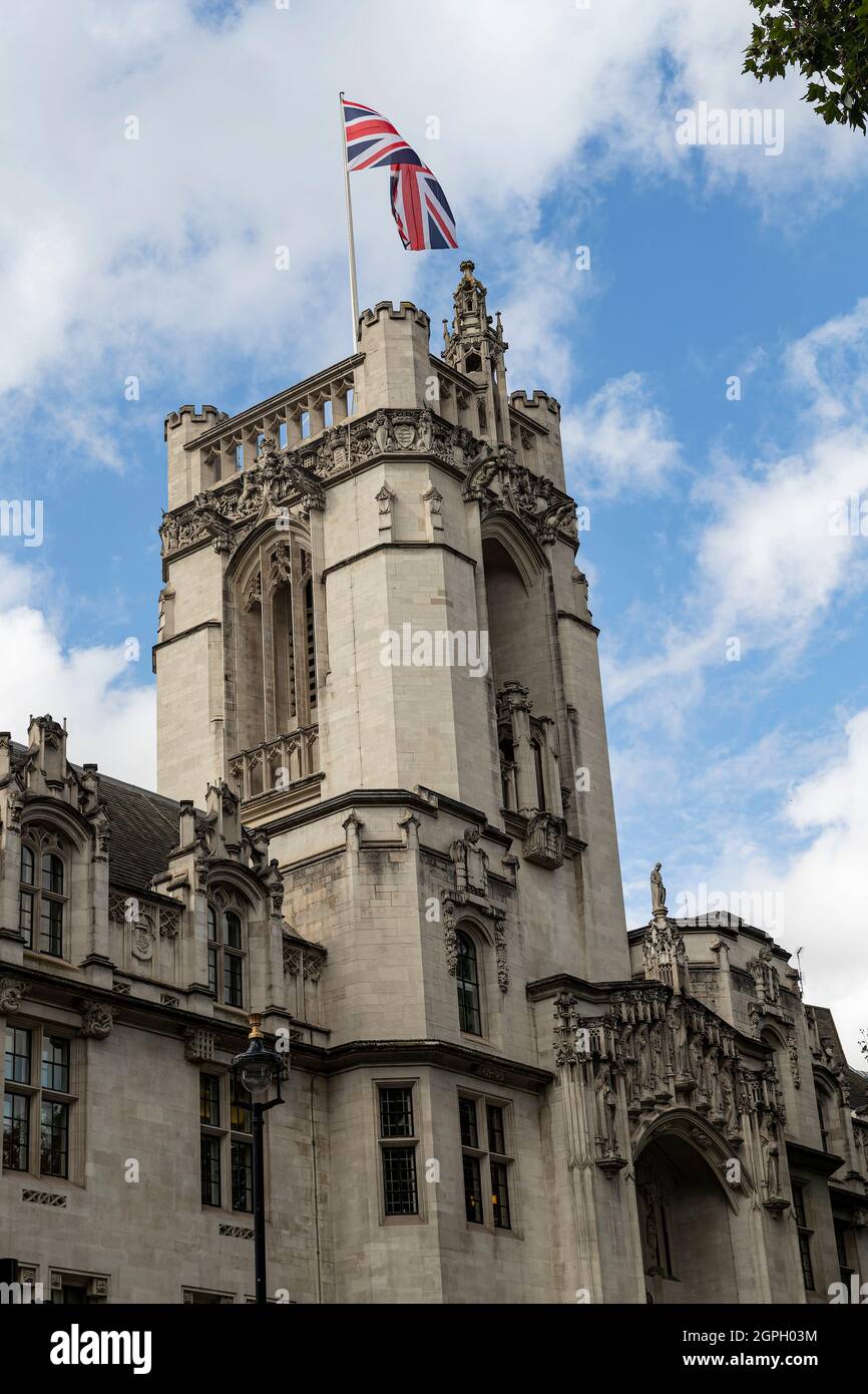 Supreme Court Westminster London Stock Photo Alamy