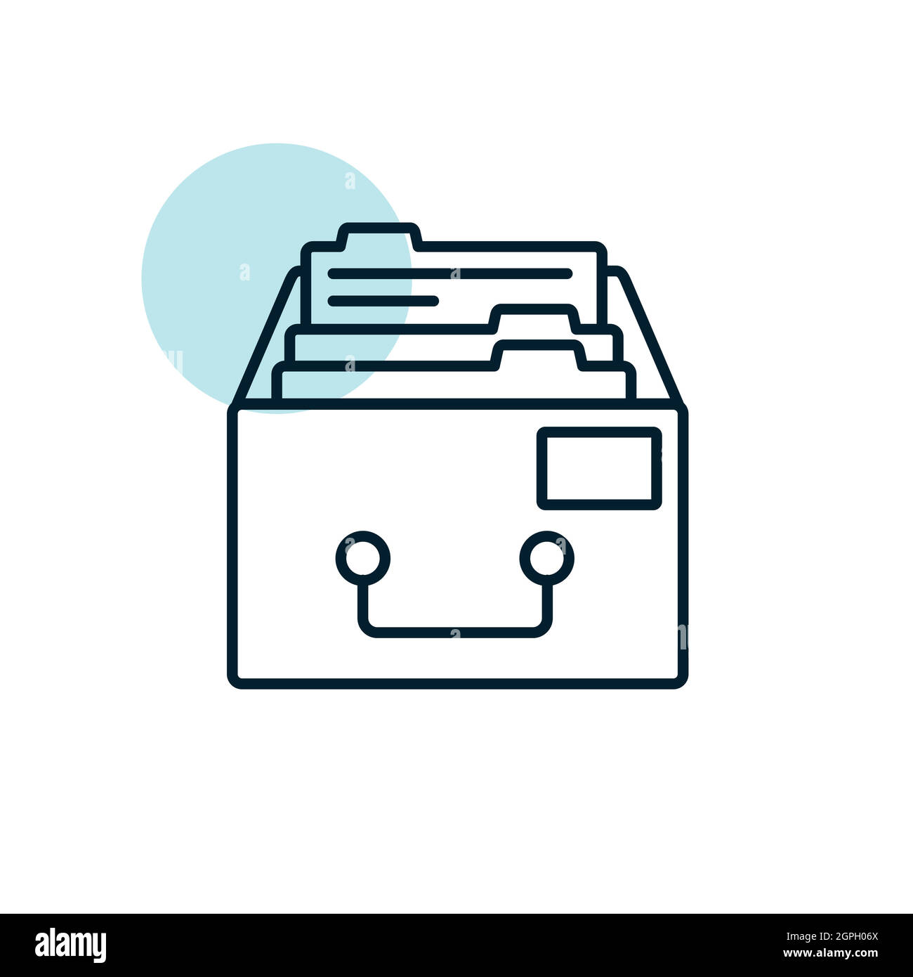 Filing Cabinet Outline Icon Workspace Sign Stock Vector Image And Art