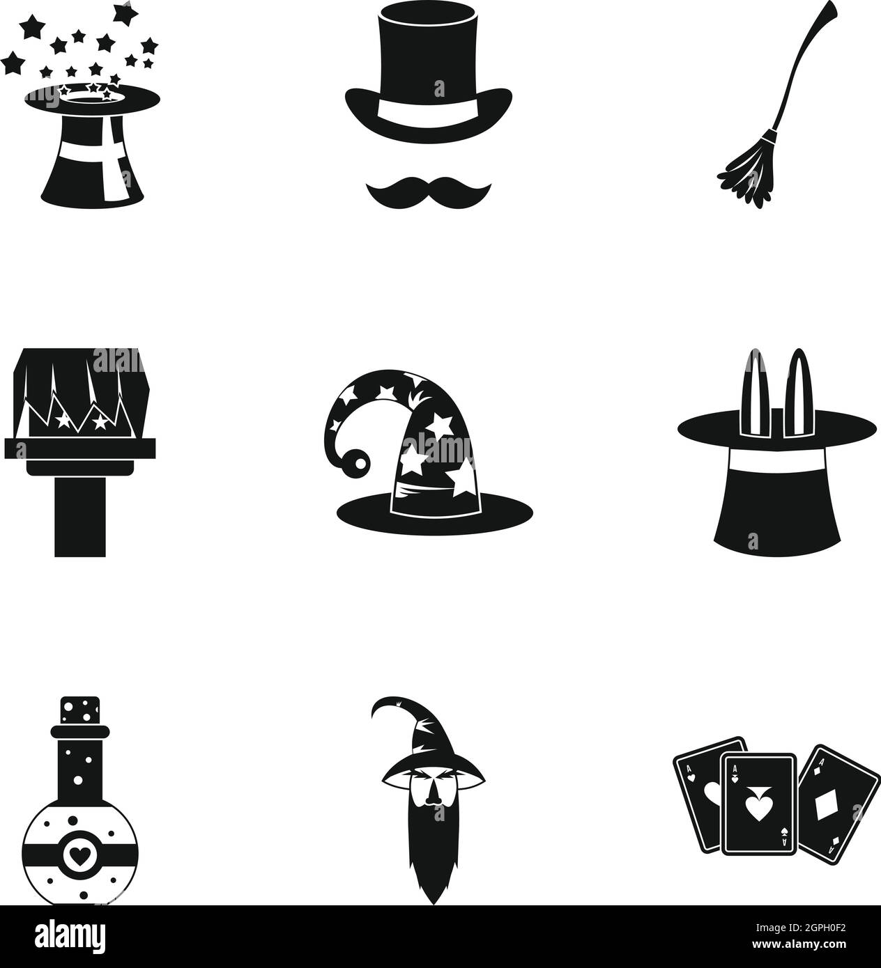 Witchcraft icons set, simple style Stock Vector Image & Art - Alamy