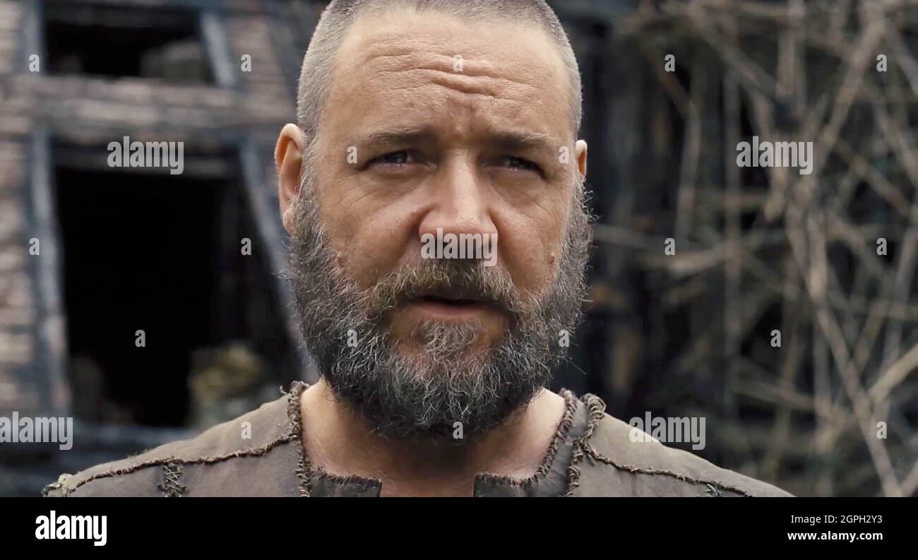 Los Angeles.CA.USA. Russell Crowe in a scene from the ©Paramount Pictures  film: Noah (2014) The Biblical Noah suffers visions of an apocalyptic  deluge, and takes measures to protect his family from the, image size:1300x793
