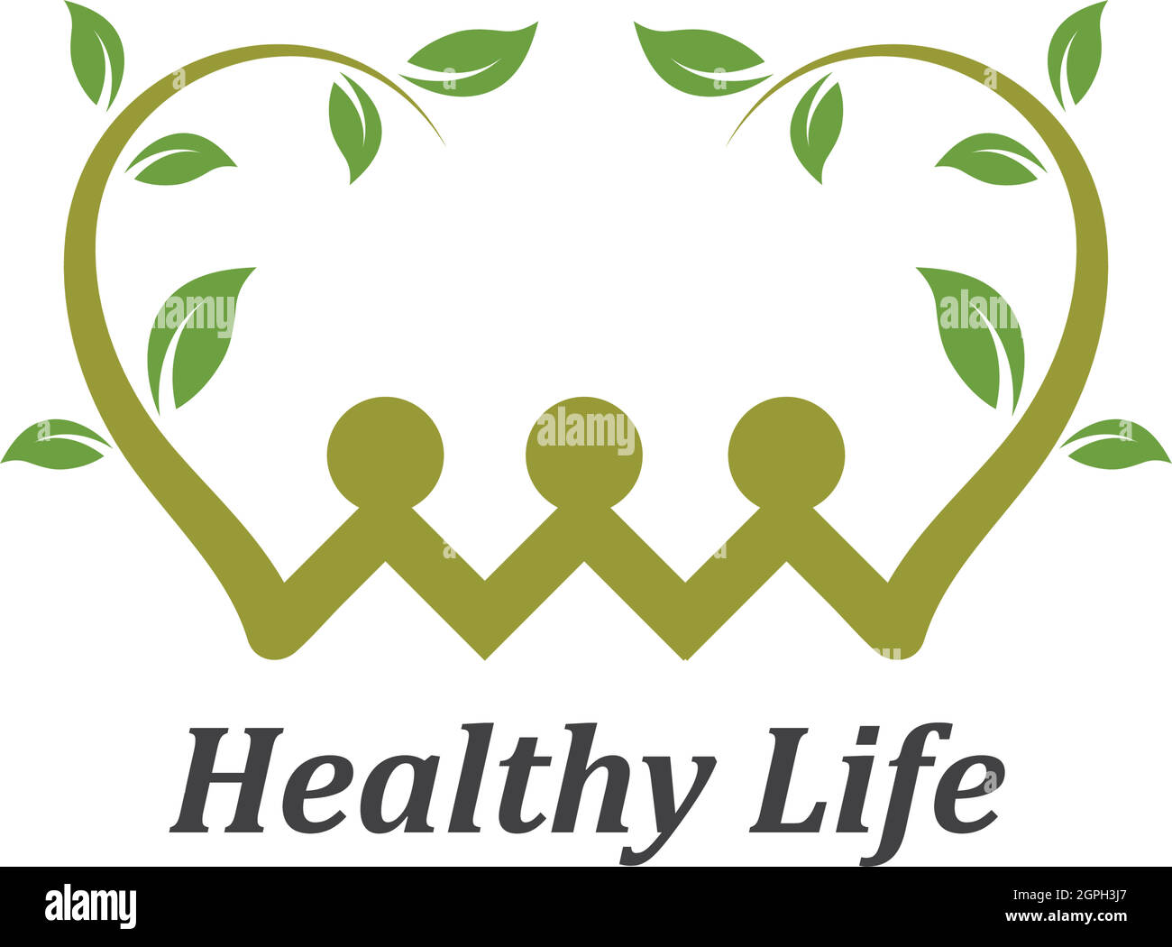 Healthy Life Logo 2822648 Vector Art at Vecteezy