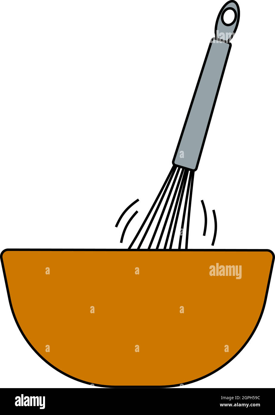 Corolla Mixing In Bowl Icon Stock Vector