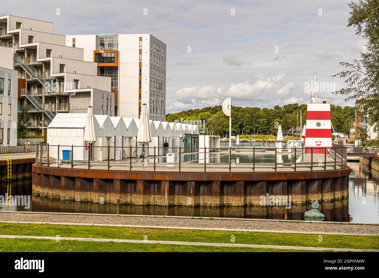 Port of Odense, Denmark Stock Photo