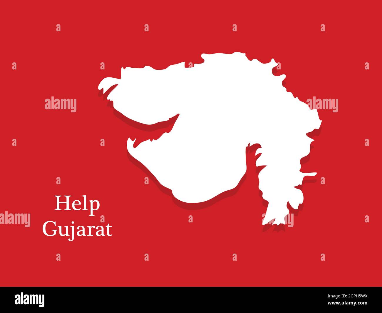 Gujarat Flood Calamity Stock Vector Image & Art Alamy