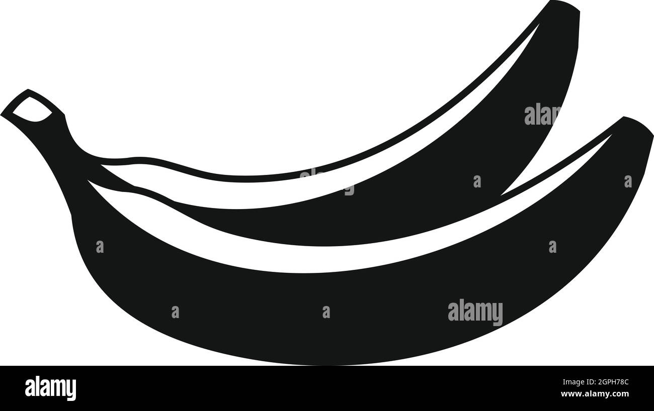 Banana icon, simple style Stock Vector Image & Art - Alamy