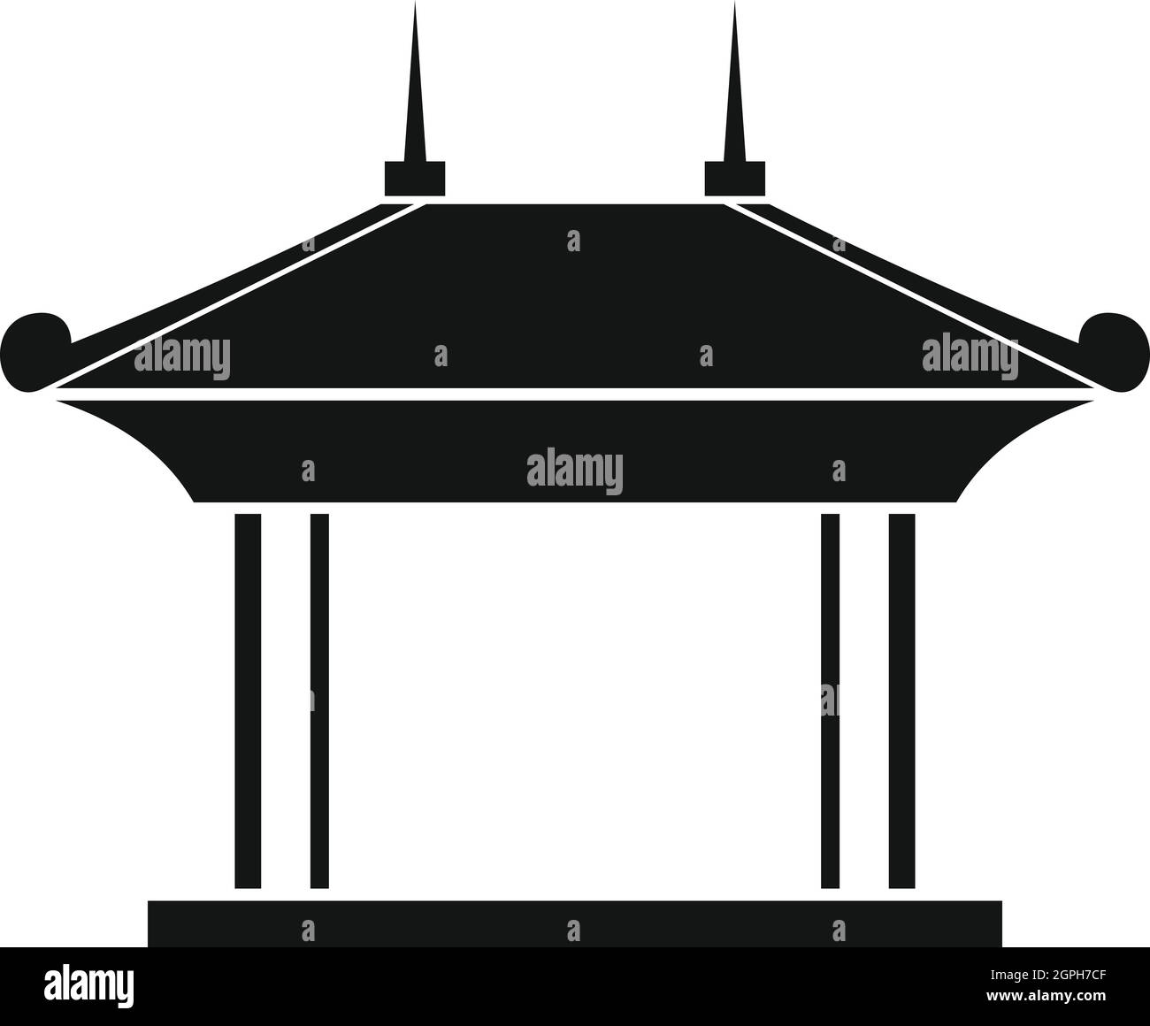 Simple pergola Stock Vector Images - Alamy, image size:1300x1160