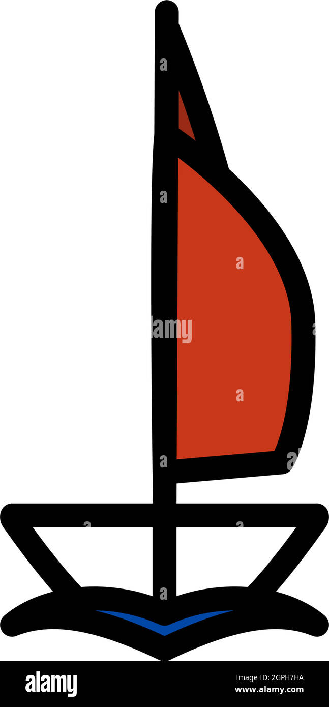 Sail Yacht Icon Stock Vector Image & Art - Alamy