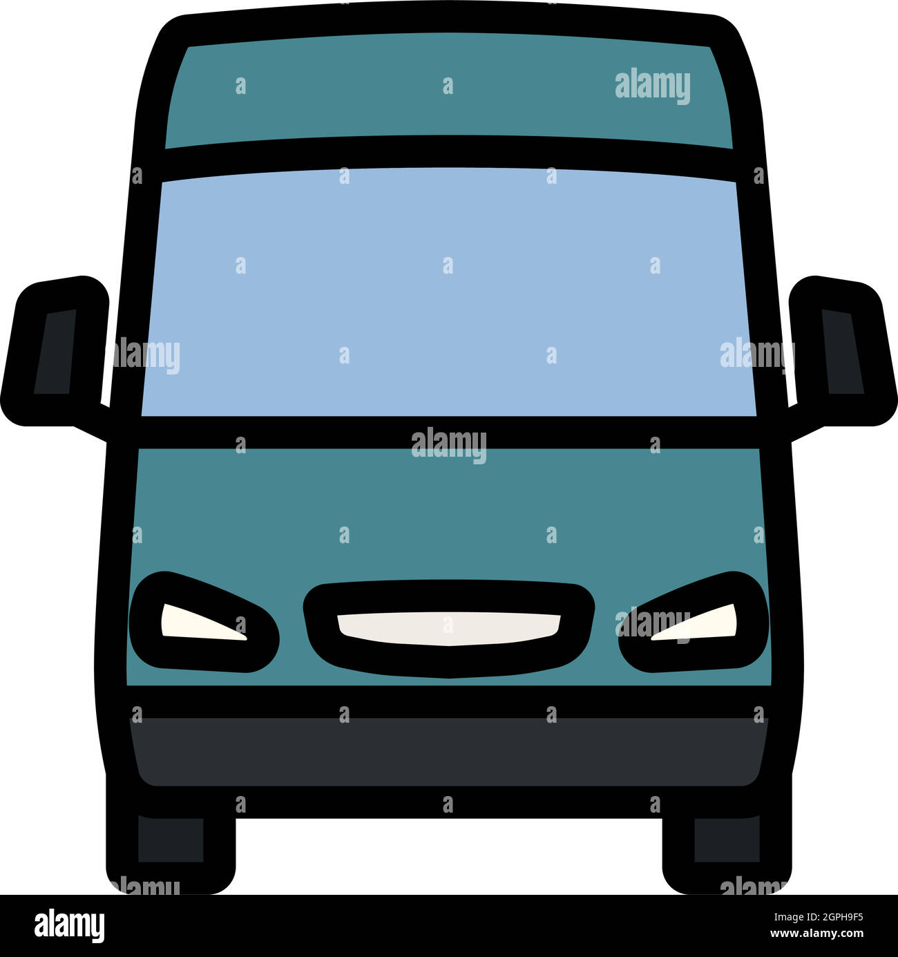 Van Icon Stock Vector
