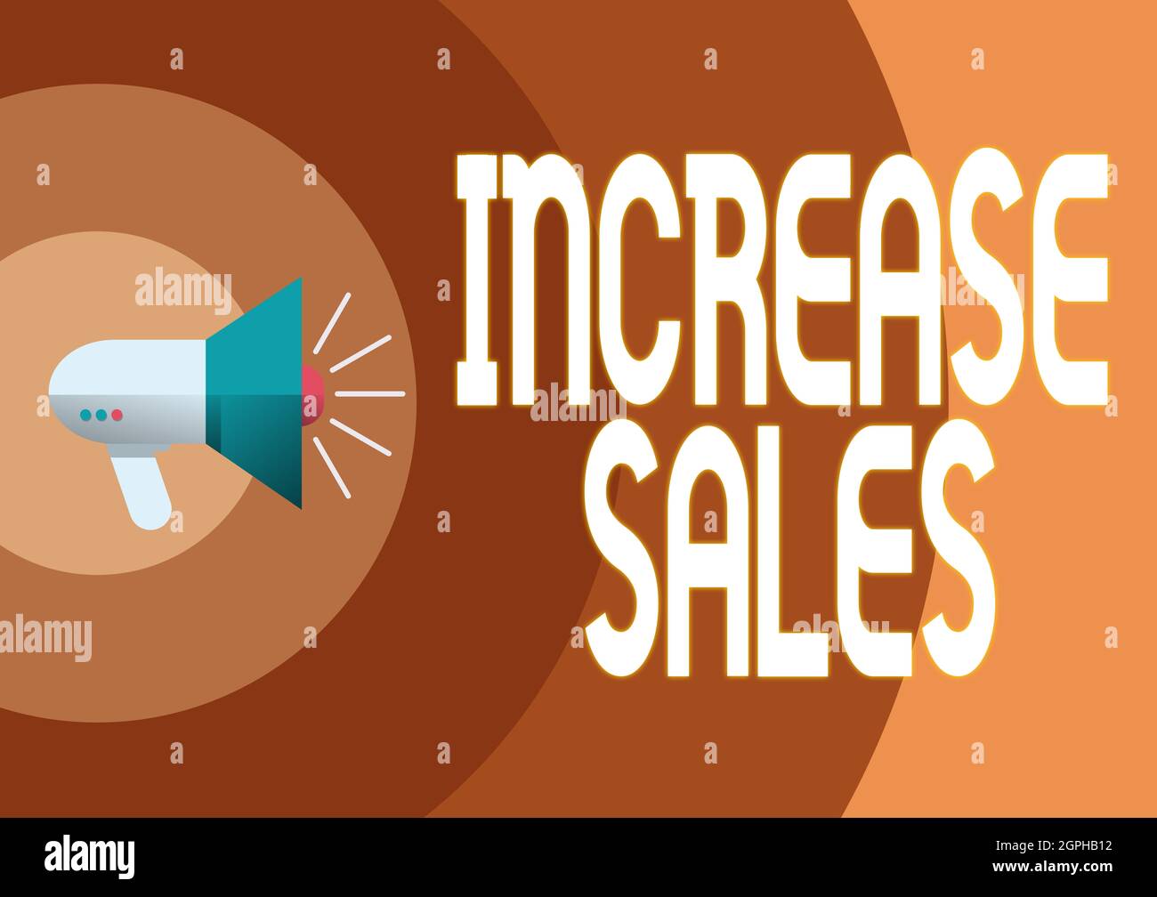 Conceptual display Increase Sales. Business showcase Boosting the