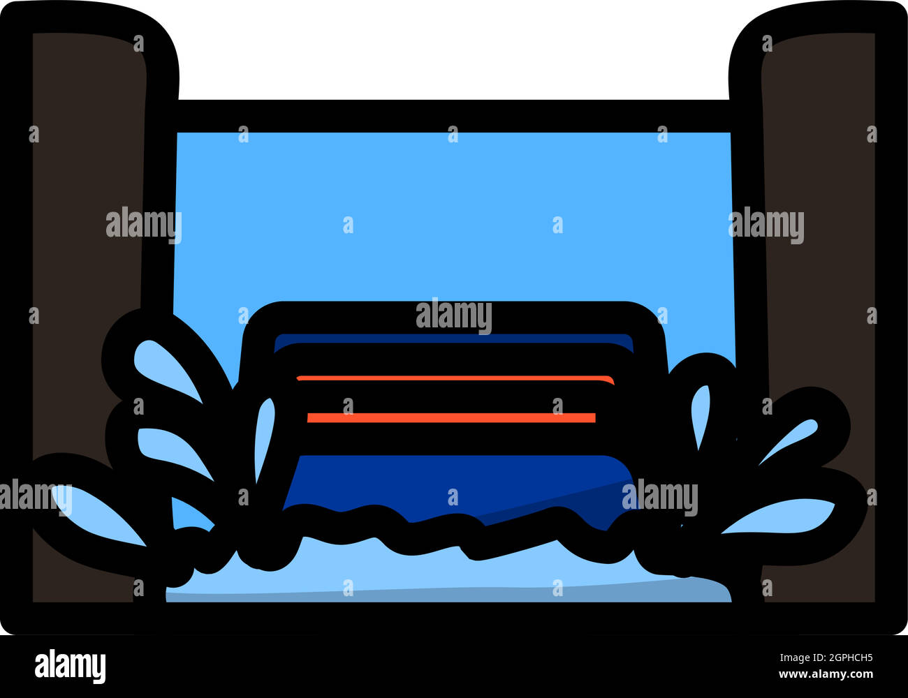 Water Boat Ride Icon Stock Vector Image & Art - Alamy