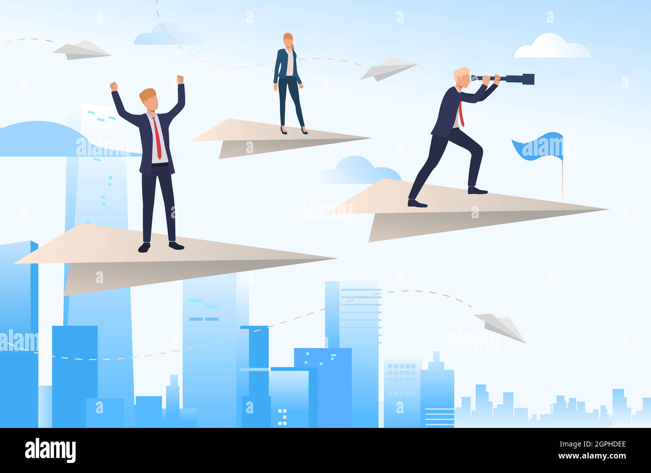 Business leaders business Stock Vector Images Alamy