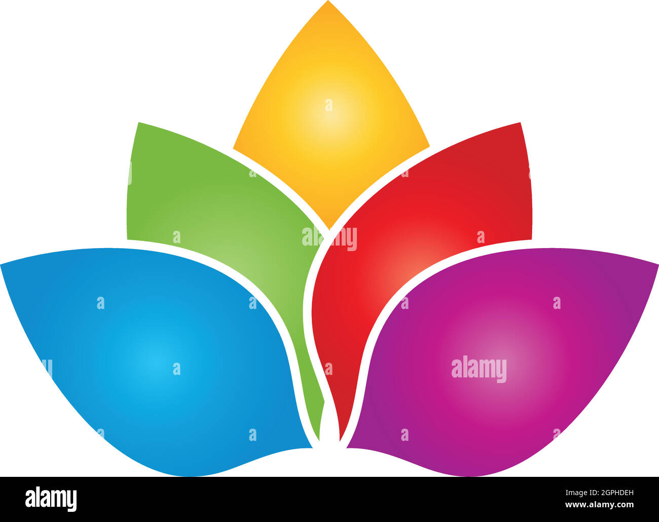 Mix color flower Stock Vector Images - Alamy, image size:1300x1029
