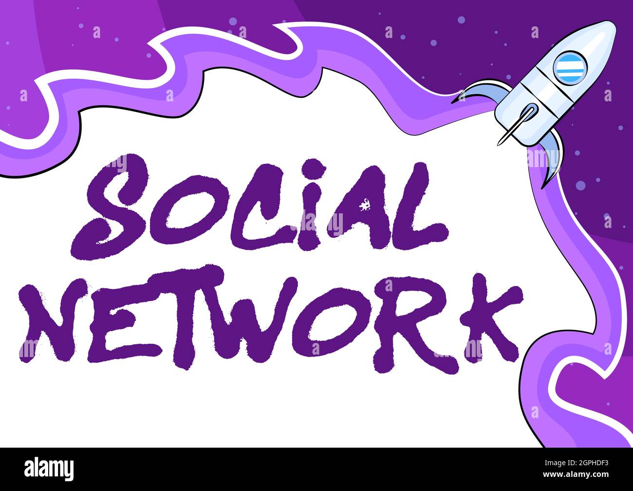 Sign displaying Social Network. Concept meaning Interactions Sharing