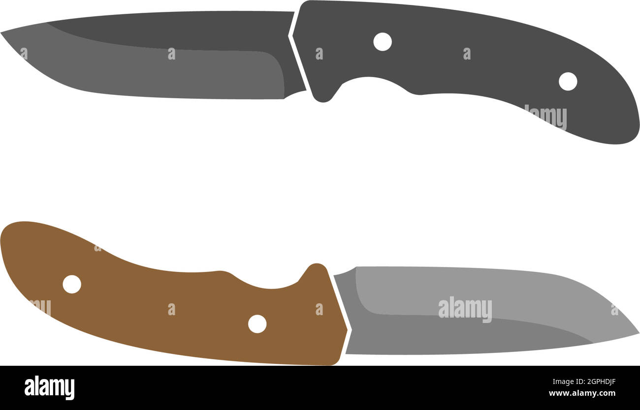 Knife icon logo design vector template Stock Vector