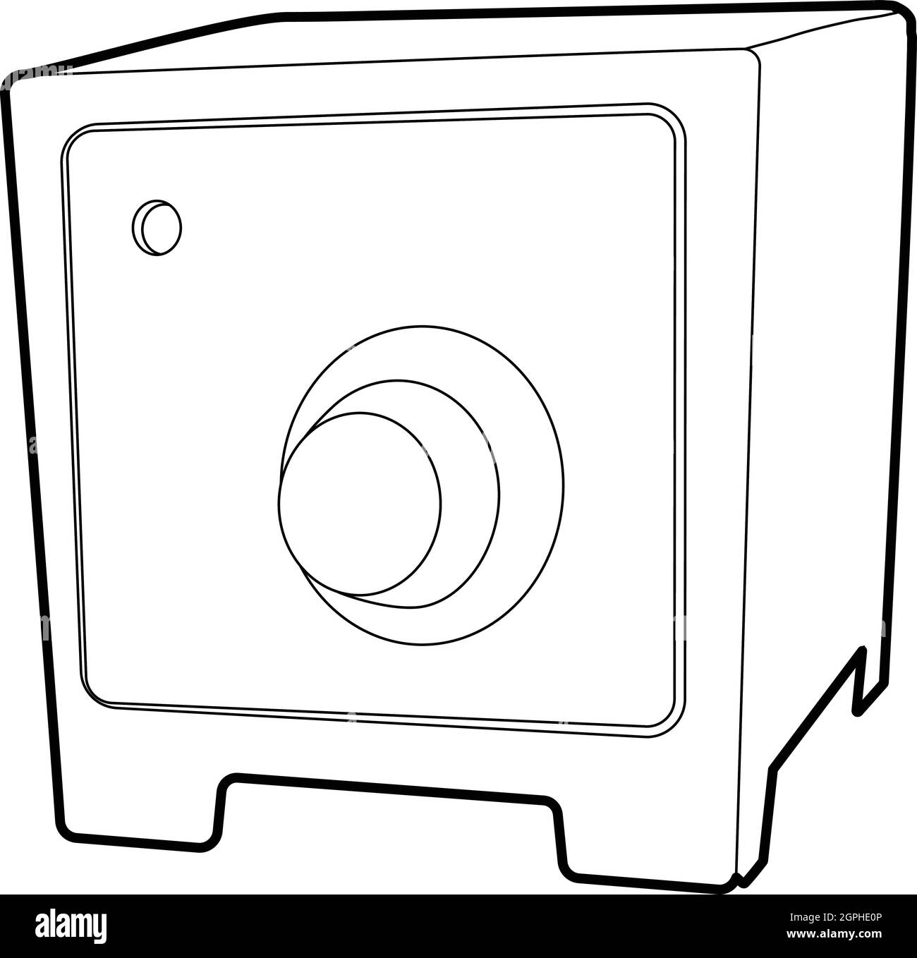 Safe icon, outline style Stock Vector Image &amp; Art - Alamy