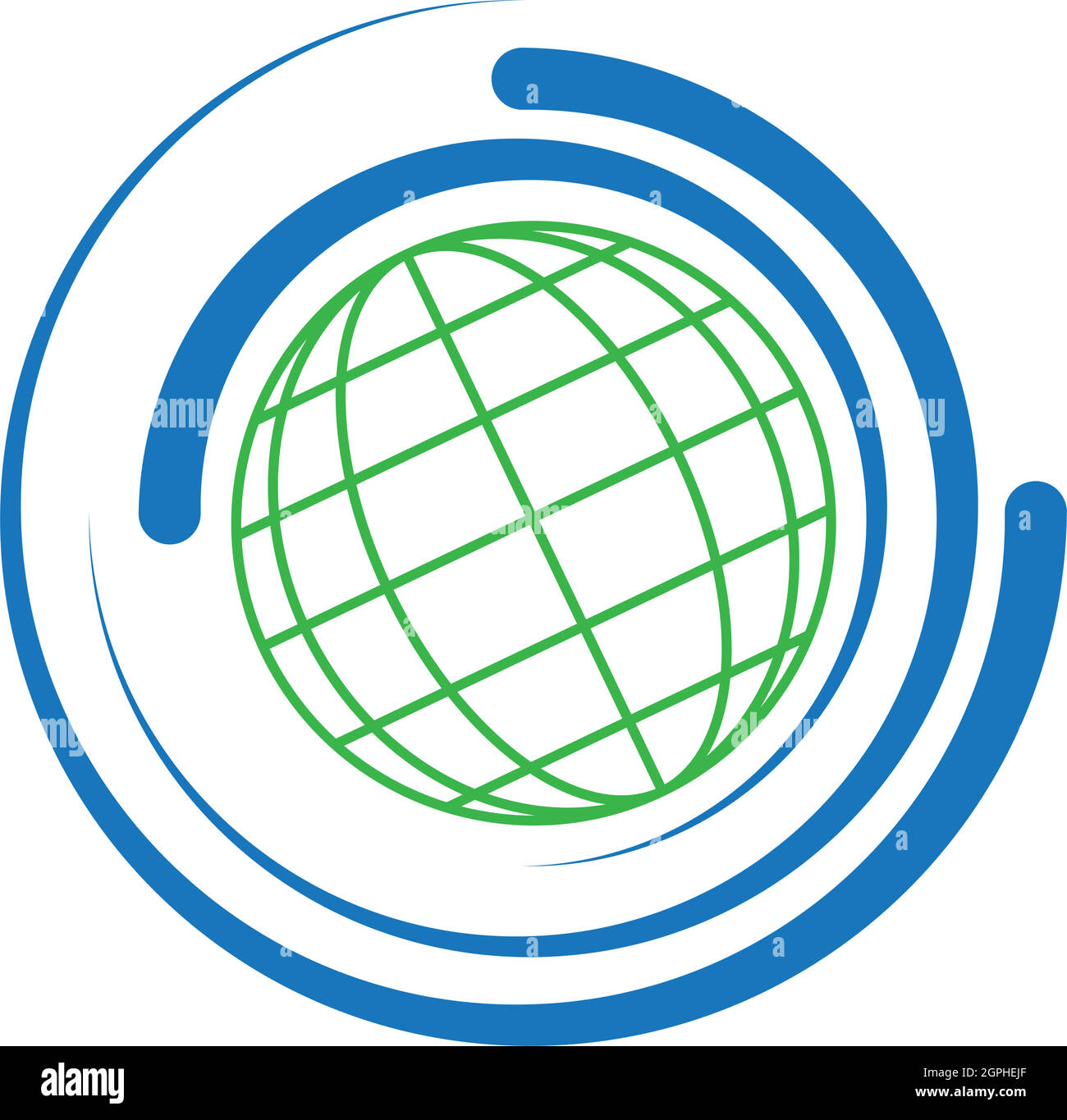 Globe, earth and drops, earth globe, recycling, logo, icon Stock Vector