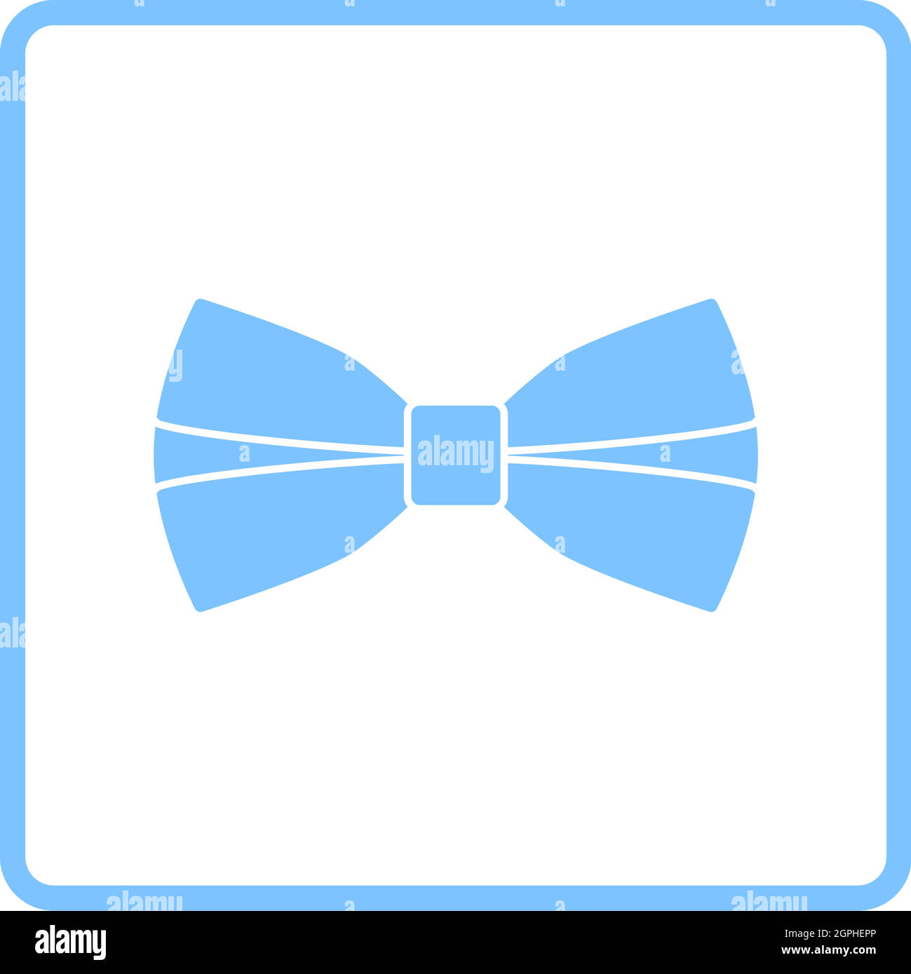 Business Butterfly Tie Icon Stock Vector