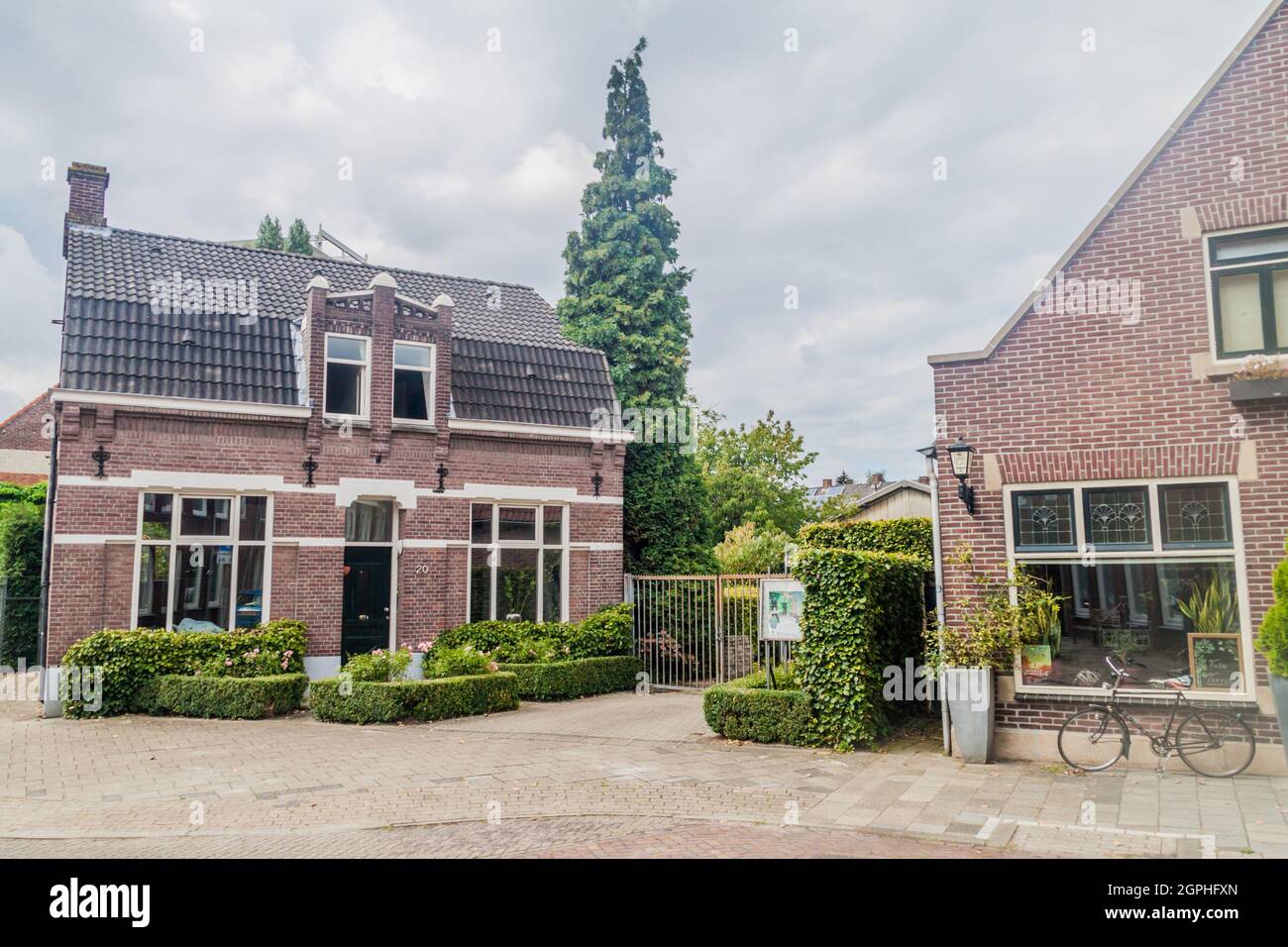 Traditional houses in Eindhoven, Netherlands Stock Photo Alamy