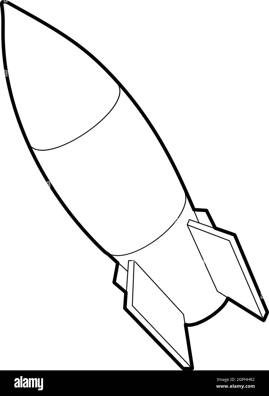 Bomb icon, outline style Stock Vector Image & Art - Alamy