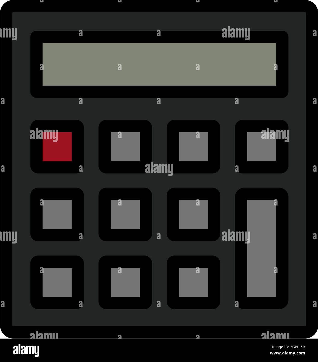 Statistical Calculator Icon Stock Vector Image & Art Alamy