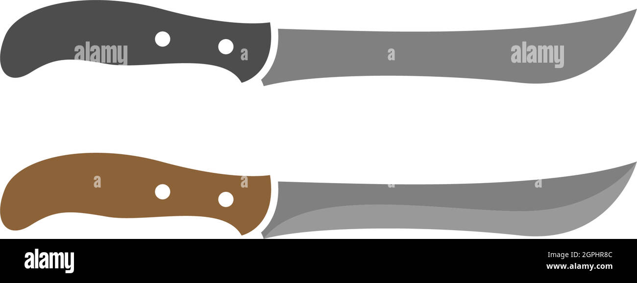 Knife icon logo design vector template Stock Vector