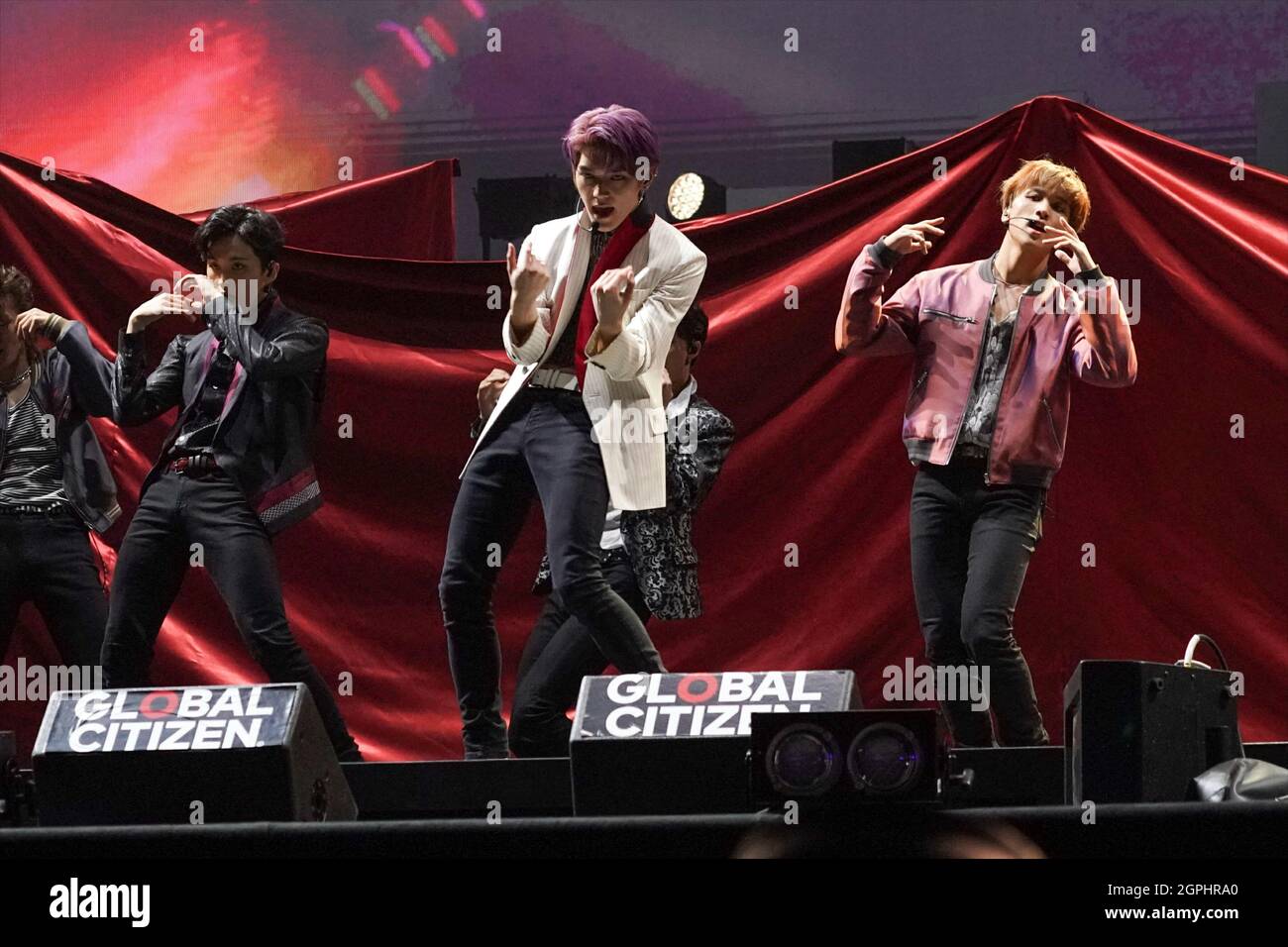 New York NY 20190928 The 2019 Global Citizen Festival held in Central Park PICTURED NCT 127 JOHN NACION Stock Photo Alamy