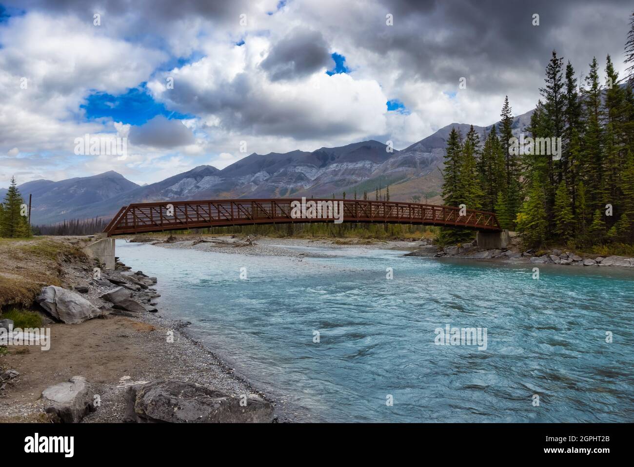 Bridge over kootenay river hi-res stock photography and images - Alamy