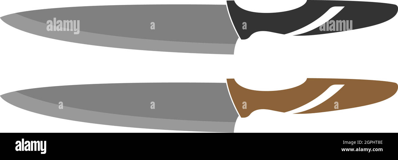 Knife icon logo design vector template Stock Vector