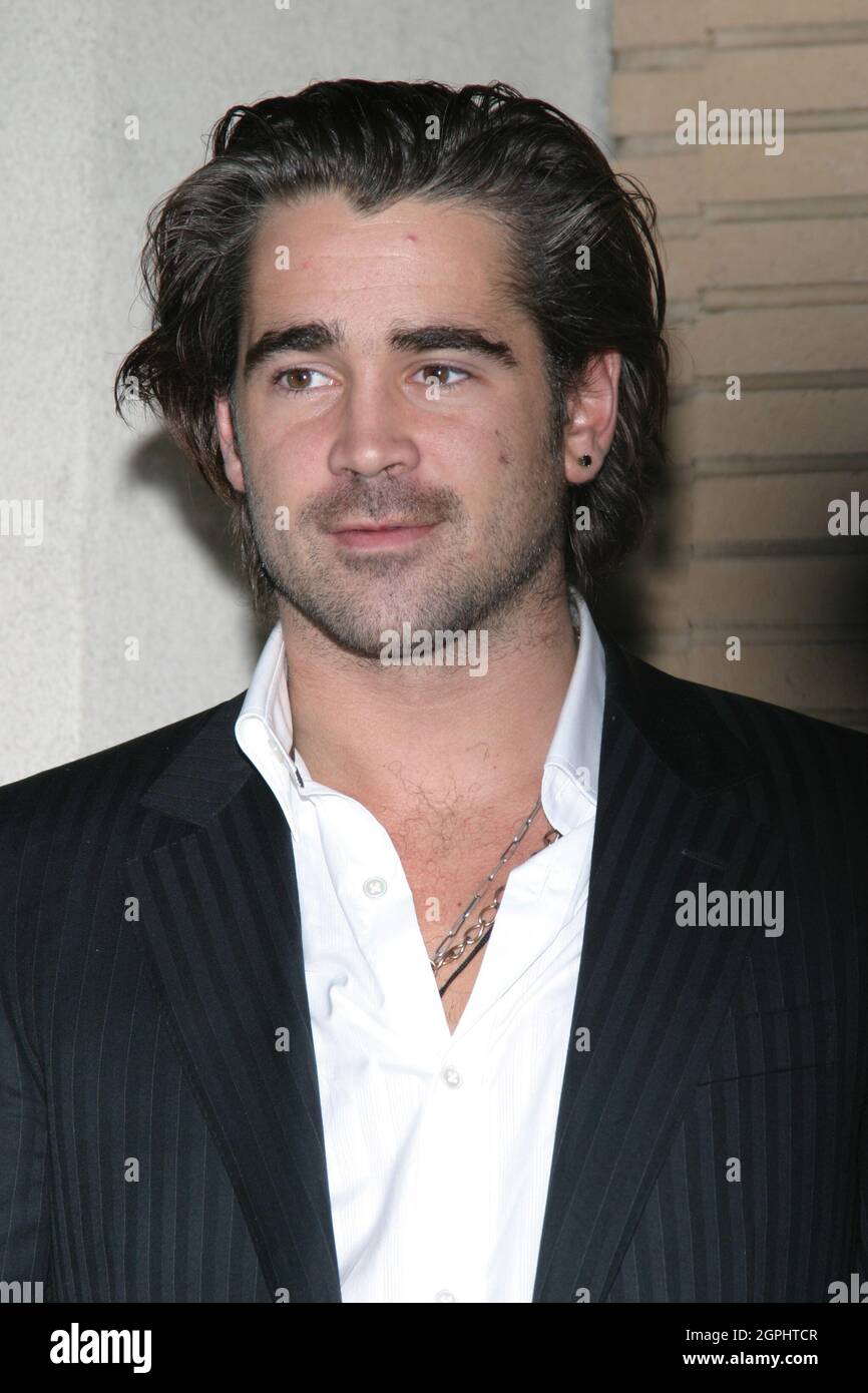 Colin Farrell 11/06/04 Colin Farrell Unveils ALEXANDER Costumes in