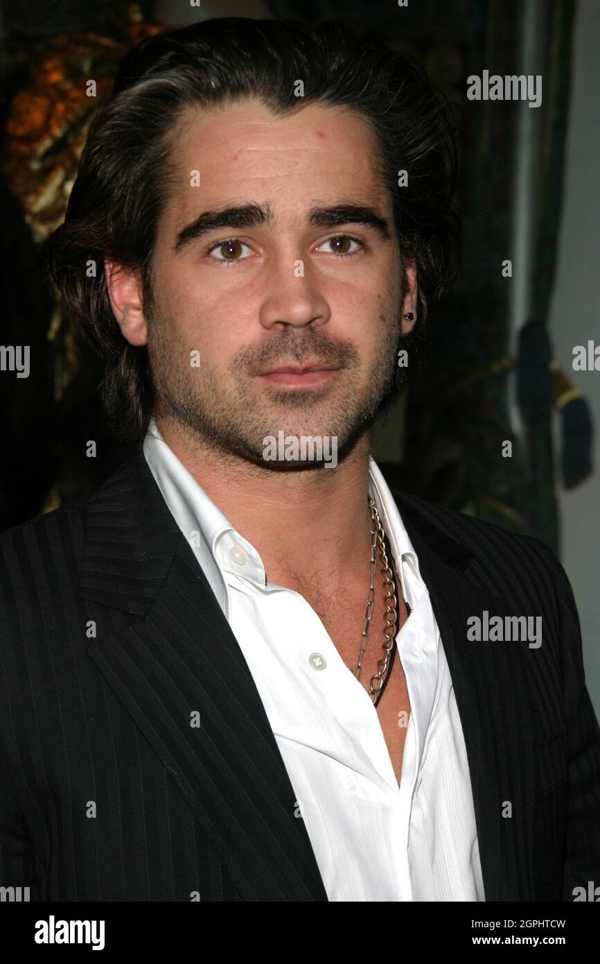Colin Farrell 11/06/04 Colin Farrell Unveils ALEXANDER Costumes in