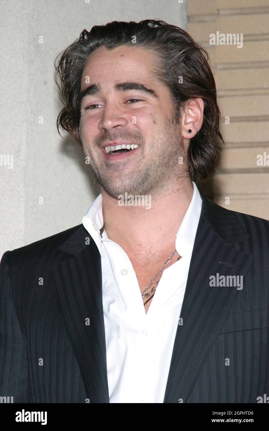 Colin Farrell 11/06/04 Colin Farrell Unveils ALEXANDER Costumes in
