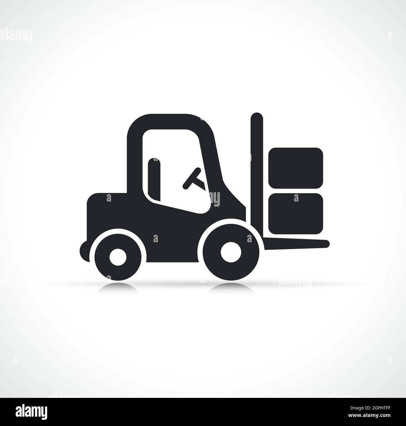 Vector forklift icon isolated design Stock Vector Image & Art Alamy