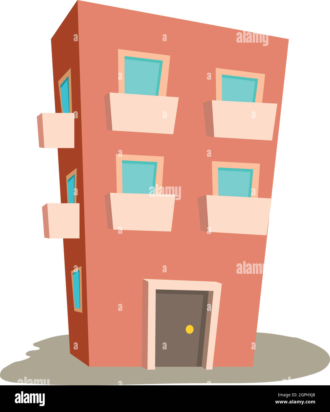 Dwelling house icon, cartoon style Stock Vector Image & Art Alamy