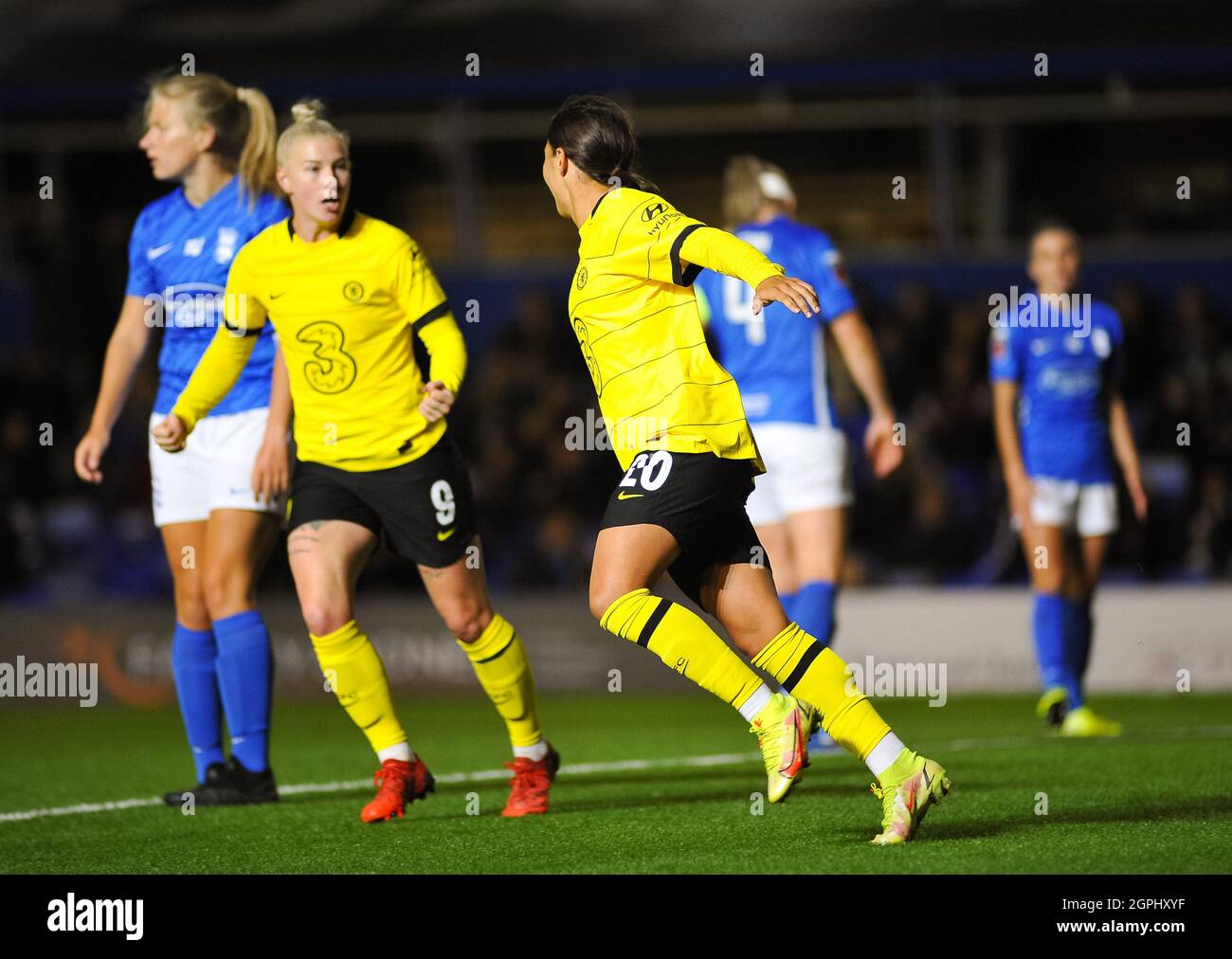 Sam Kerr (20 Chelsea) celebrates goal During the Womens 20/21 FA Cup