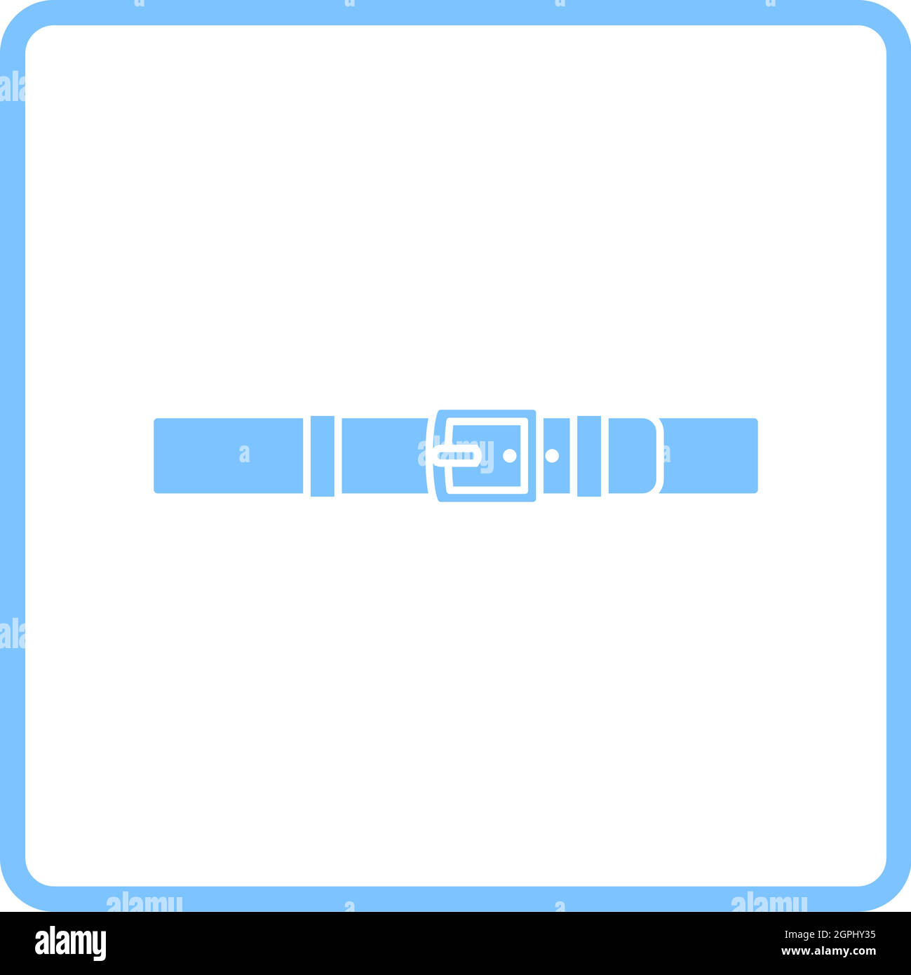 Trouser Belt Icon Stock Vector